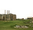 No. 14 is a par 4 that heads straight uphill at the Quarry Golf Club. 
