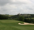 Many greens are perched on hillsides at the Westin La Cantera's Palmer Course, like No. 8.