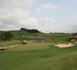 No. 9 at Westin La Cantera's Palmer Course features a tough uphill shot to the green guarded by water and bunkers.