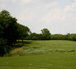 The par-5 sixth hole at The Republic is a double-dogleg with a lot of trouble. 