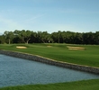 With a green that slopes toward the water, this 182-yard par 3 on the AT&T Canyons Course at TPC San Antonio is anything but a pushover.