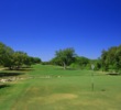 The fourth hole on the Oaks nine at Hill Country Golf Club is a long, straight par 4.