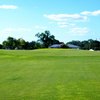 A view of the clubhouse at Pleasanton Country Club